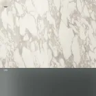 Ronde salontafel met keramisch blad en rookglazen poten - Random Viadurini