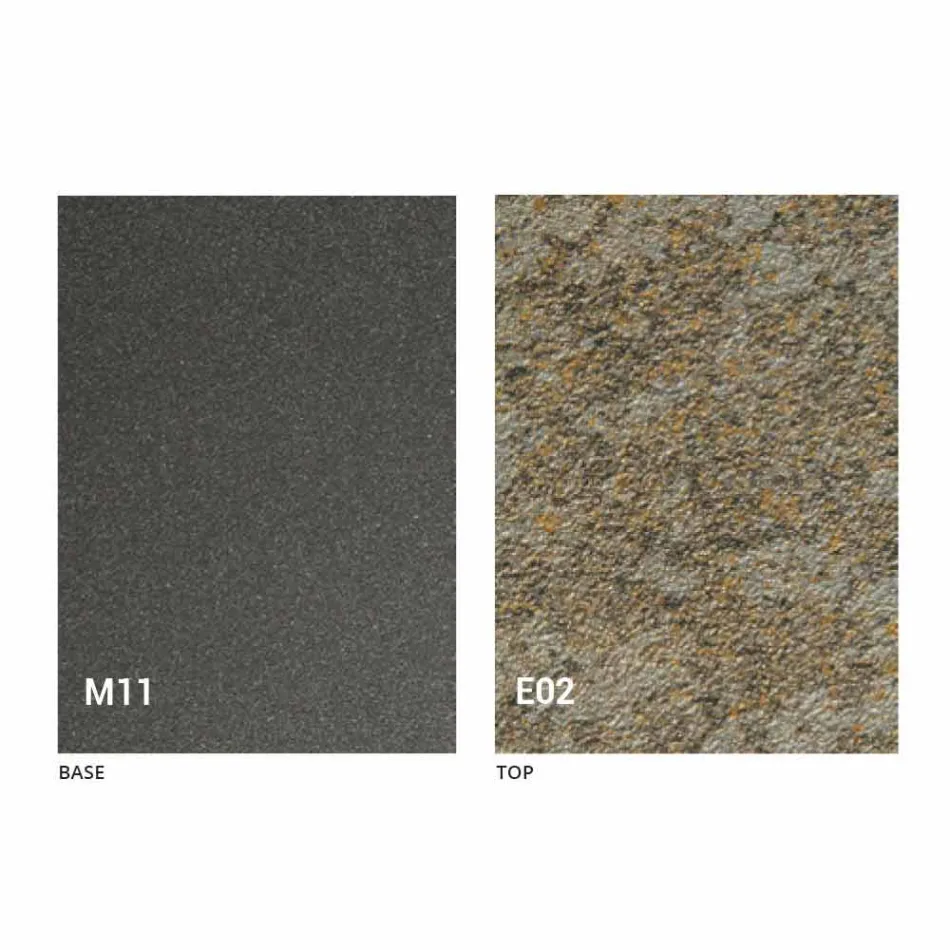 Transformeerbare salontafel met blad met morteleffect Made in Italy - romantisch Viadurini