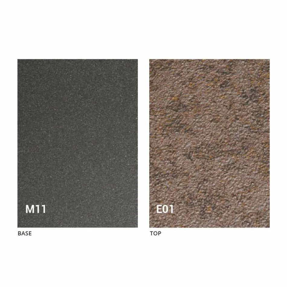 Transformeerbare salontafel met blad met morteleffect Made in Italy - romantisch Viadurini