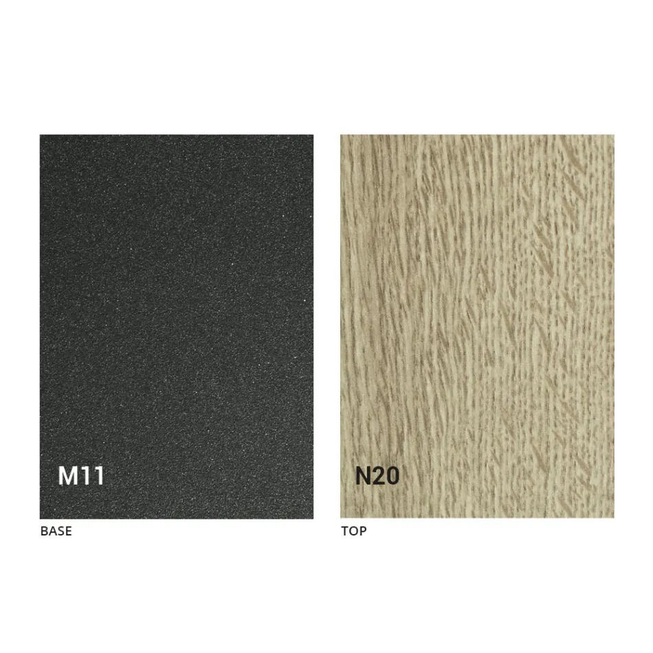 Salontafel om te bouwen tot keukentafel, Made in Italy Design - Genio Viadurini