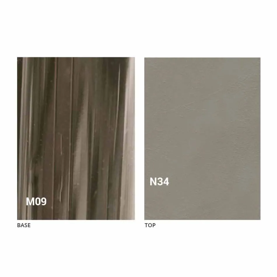 Moderne transformeerbare salontafel in hout en metaal Made in Italy - Gabri Viadurini