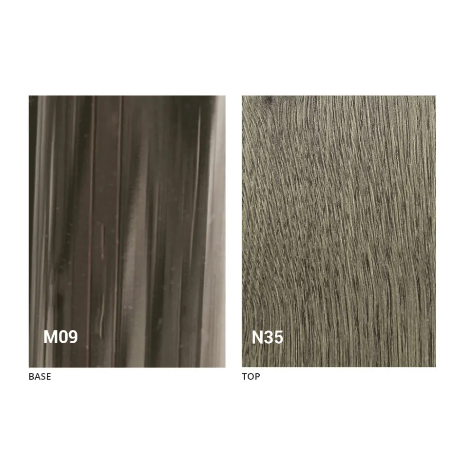 Moderne transformerende salontafel in hout en metaal Made in Italy - Gabri Viadurini