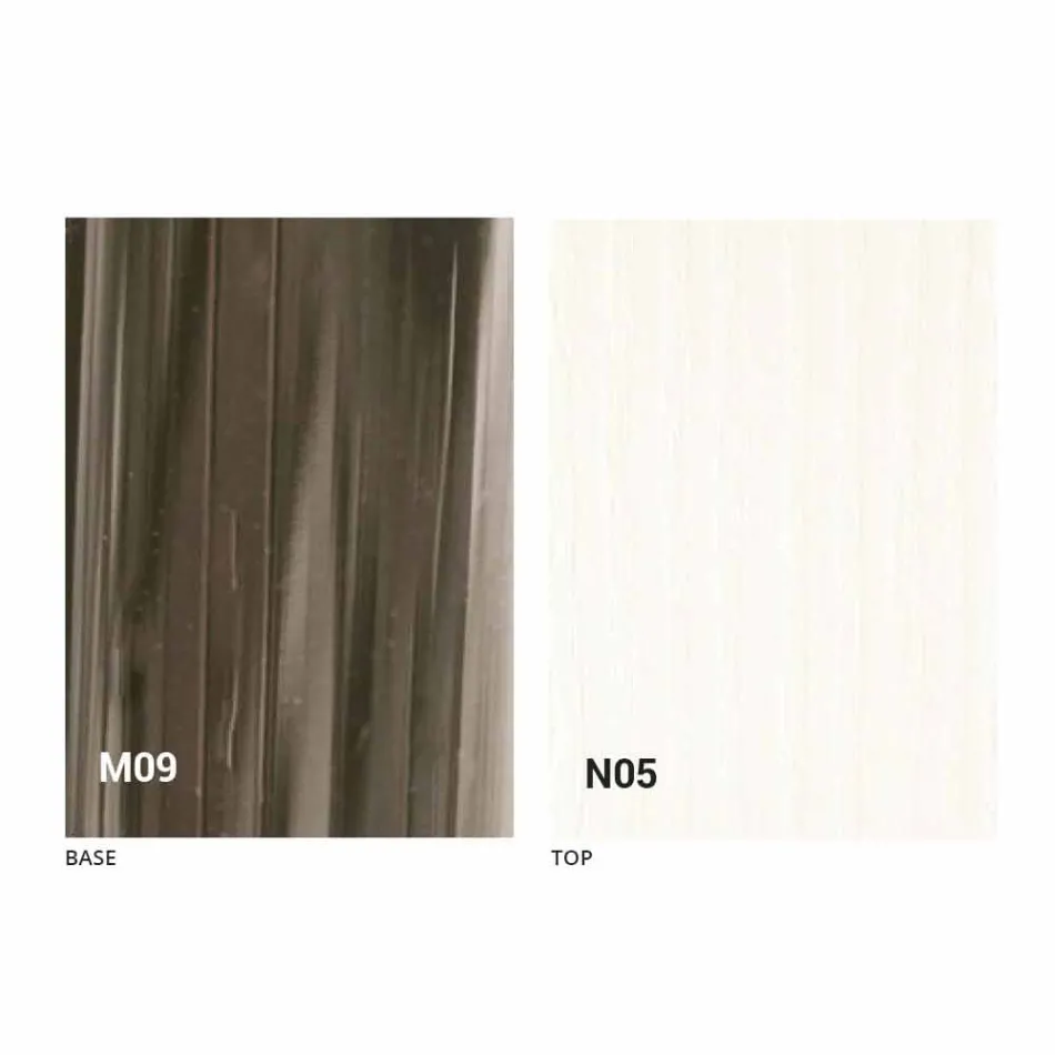 Moderne transformeerbare salontafel in hout en metaal Made in Italy - Gabri Viadurini