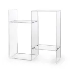 Sofatafel in transparant of fume-plexiglas Made in Italy - Janne Viadurini