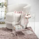 Sofatafel in transparant of fume-plexiglas Made in Italy - Janne Viadurini