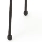 Stalen buitentafel met design glazen blad - Spumolizia Viadurini