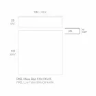 Buitenkoffietafel in aluminium en vierkant zwart laminaat - Suave van Vondom Viadurini