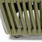 Salontafel voor buiten in aluminium en geweven stof - Eugene Viadurini