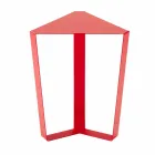 Metalen salontafel voor buiten in verschillende kleuren, modern Italiaans design - Yasmine Viadurini