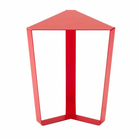 Metalen salontafel voor buiten in verschillende kleuren, modern Italiaans design - Yasmine Viadurini