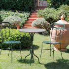 Stenen salontafel voor buiten, handgemaakt in Italië - Livigno Viadurini