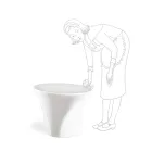 Buitensalontafel in gekleurd polyethyleen Made in Italy - Igorina Viadurini