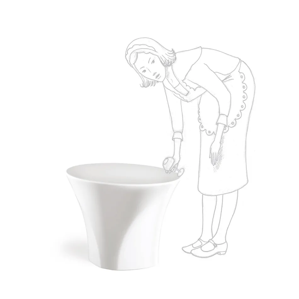 Buitensalontafel in gekleurd polyethyleen Made in Italy - Igorina Viadurini