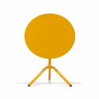 Ronde buitentafel van metaal en plaatstaal Made in Italy - Alberic Viadurini