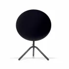 Ronde buitentafel van metaal en plaatstaal Made in Italy - Alberic Viadurini