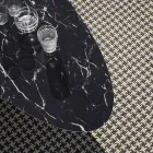 Outdoor salontafel stalen structuur gemaakt in Italië - Begin door Myyour Viadurini