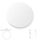 Tuintafelvoet in polyethyleen en HPL blad Made in Italy - Lucy Viadurini