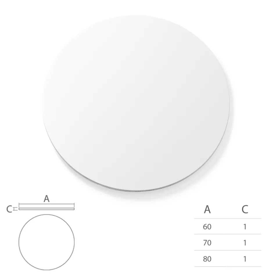 Tuintafelvoet in polyethyleen en HPL blad Made in Italy - Lucy Viadurini