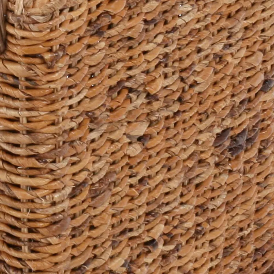 Tuinsalontafel met natuurlijke bananenweefstructuur - Schotel Viadurini