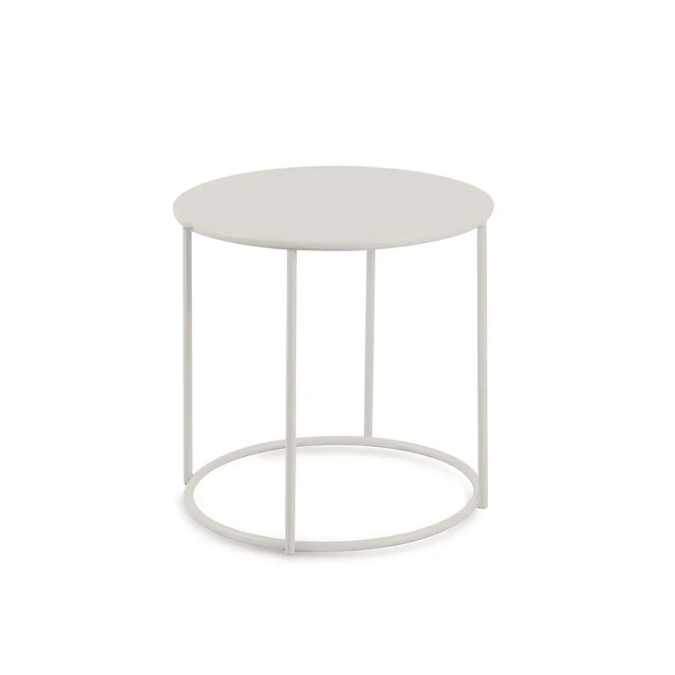 Tuinsalontafel in gegalvaniseerd staal in verschillende maten Made in Italy - Brienne Viadurini