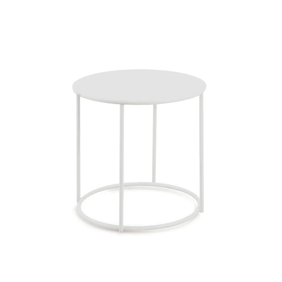 Tuinsalontafel in gegalvaniseerd staal in verschillende maten Made in Italy - Brienne Viadurini