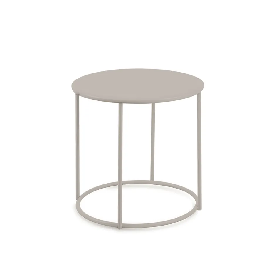 Tuinsalontafel in gegalvaniseerd staal in verschillende maten Made in Italy - Brienne Viadurini