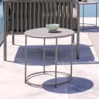 Tuinsalontafel in gegalvaniseerd staal in verschillende maten Made in Italy - Brienne Viadurini