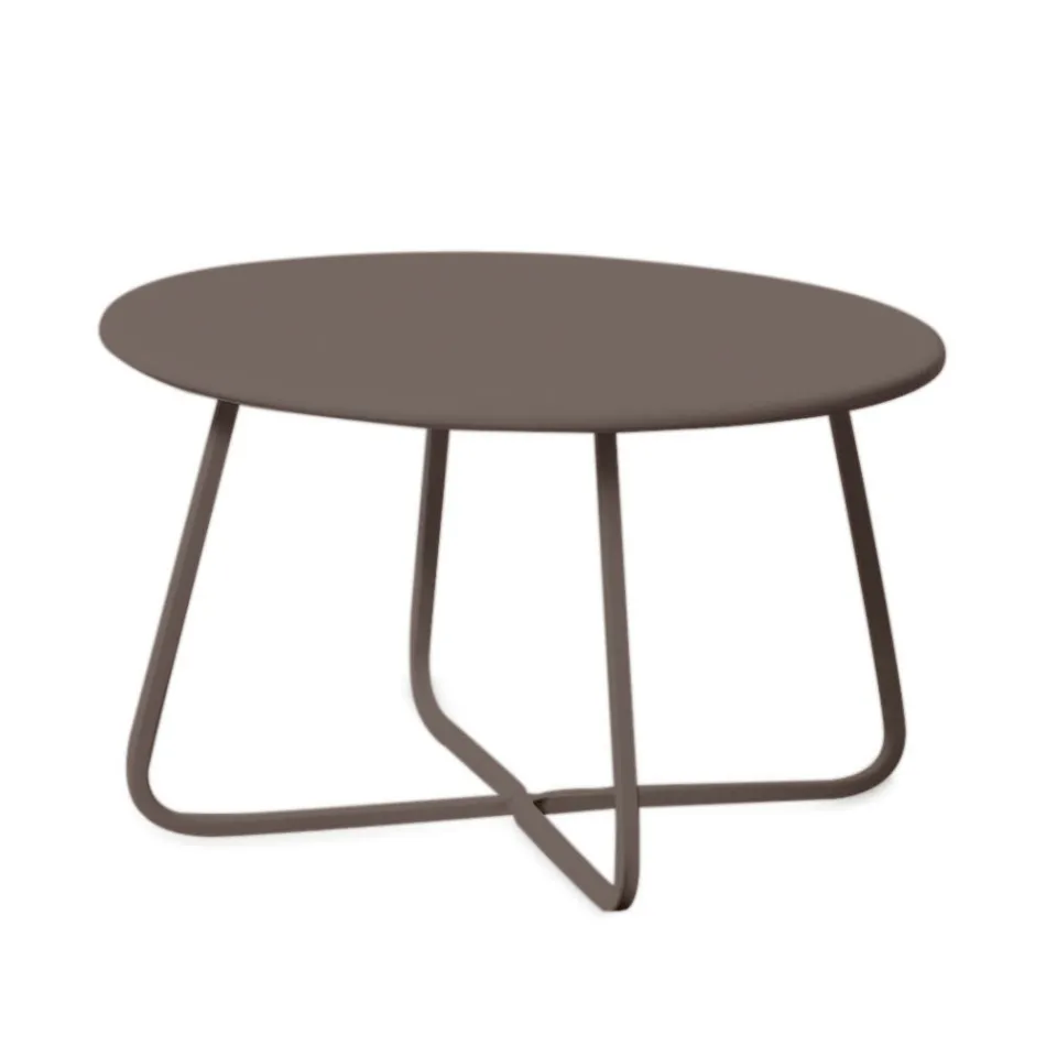 Tuinsalontafel in gegalvaniseerd staal Made in Italy - Brienne Viadurini