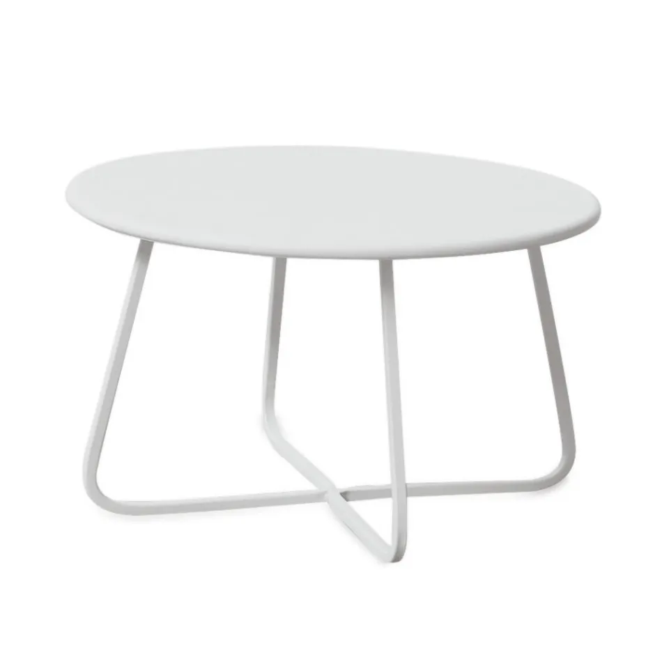 Tuinsalontafel in gegalvaniseerd staal Made in Italy - Brienne Viadurini