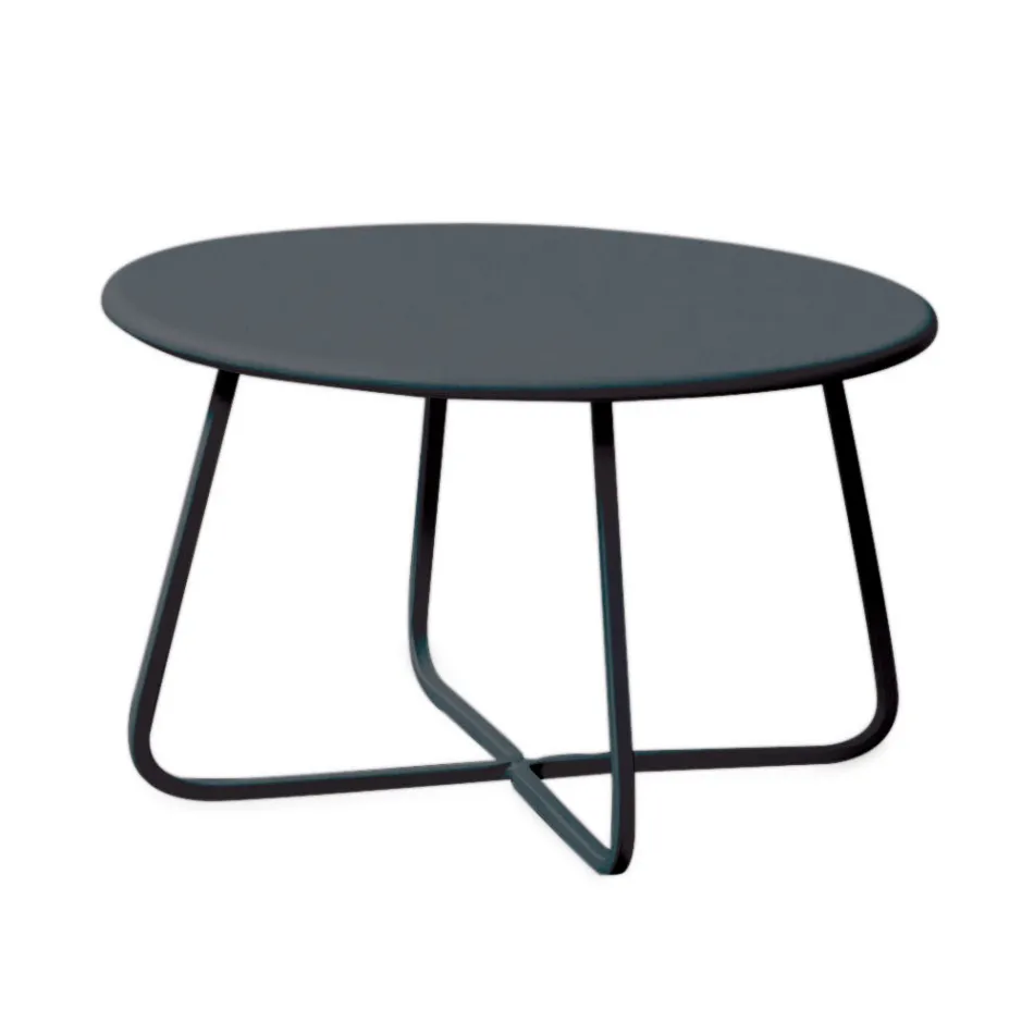 Tuinsalontafel in gegalvaniseerd staal Made in Italy - Brienne Viadurini