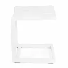 Homemotion - Tuin salontafel van geverfd aluminium, 2-delig - Rodric Viadurini