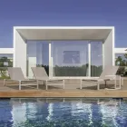 Tuinsalontafel in geverfd aluminium, Homemotion, 2 stuks - Rodric Viadurini