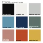 Tuinsalontafel in Hpl en geverfd metaal Gemaakt in Italië - Guerrino Viadurini