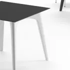 Tuinsalontafel in HPL en polyethyleen Made in Italy - Rizia Viadurini