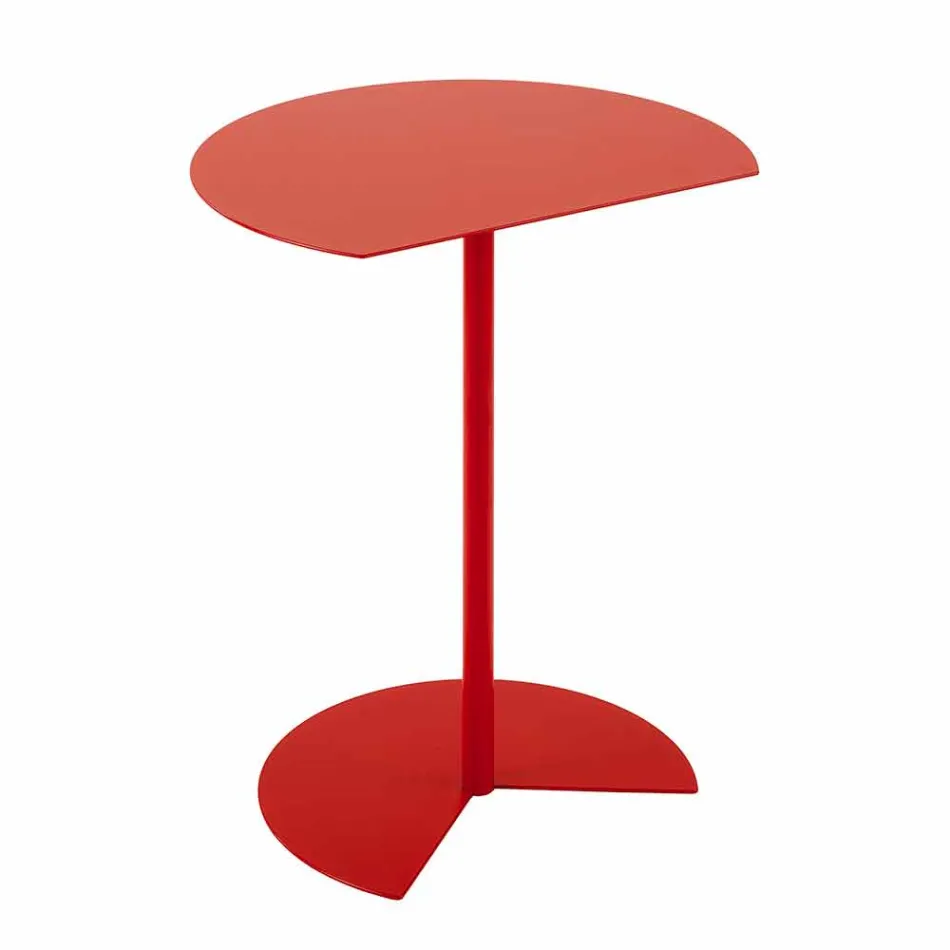 Moderne design salontafel van gekleurd metaal in 3 maten - Cettina Viadurini