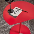 Moderne design salontafel van gekleurd metaal in 3 maten - Cettina Viadurini