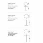 Moderne design salontafel van gekleurd metaal in 3 maten - Cettina Viadurini
