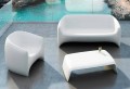 Tuin salontafel gemaakt met polyethyleen Blow Vondom, modern design