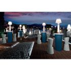 Bright Garden salontafel met gemaakt in Italië polyethyleen onderstel - Tigota Viadurini