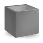 Vierkante tuinsalontafel van gekleurd polyethyleen Made in Italy - Noemi Viadurini