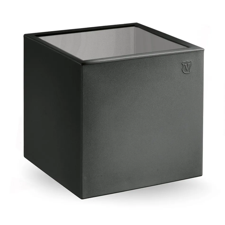 Vierkante salontafel in gekleurd polyethyleen Made in Italy - Noemi Viadurini