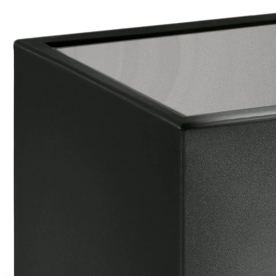 Vierkante salontafel in gekleurd polyethyleen Made in Italy - Noemi Viadurini