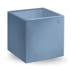 Vierkante salontafel in gekleurd polyethyleen Made in Italy - Noemi Viadurini