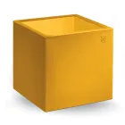 Vierkante salontafel in gekleurd polyethyleen Made in Italy - Noemi Viadurini