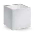 Vierkante salontafel in gekleurd polyethyleen Made in Italy - Noemi Viadurini