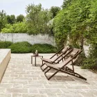 Ronde salontafel in gelakt aluminium - Bahia van Varaschin Viadurini