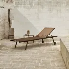 Ronde salontafel in gelakt aluminium - Bahia van Varaschin Viadurini