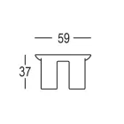 Ronde salontafel in HPL en polyethyleen Made in Italy - Freccia Viadurini