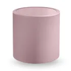 Ronde tuinsalontafel van gekleurd polyethyleen Made in Italy - Noemi Viadurini