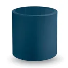 Ronde salontafel in gekleurd polyethyleen Made in Italy - Noemi Viadurini